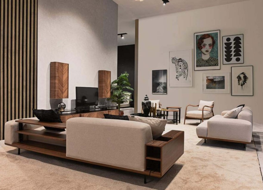 Noble Set of 4-Seater Sofa,3-Seater Sofa and armchair 